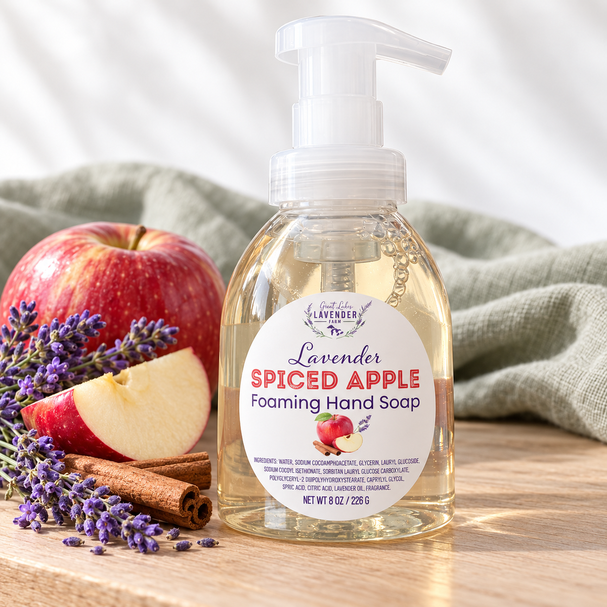 Lavender Spiced Apple Foaming Hand Soap
