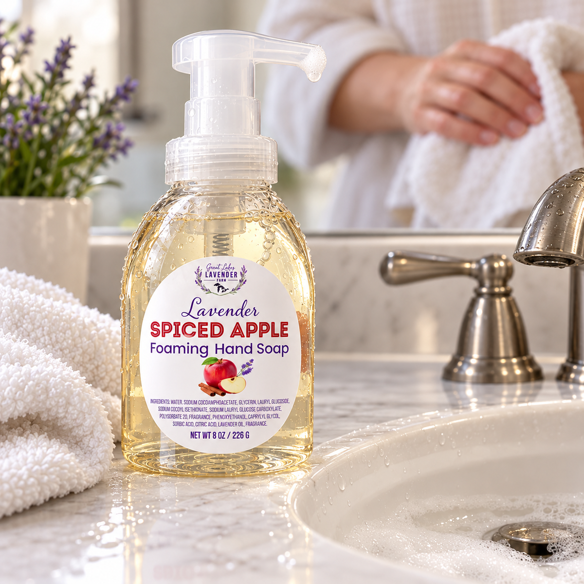 Lavender Spiced Apple Foaming Hand Soap
