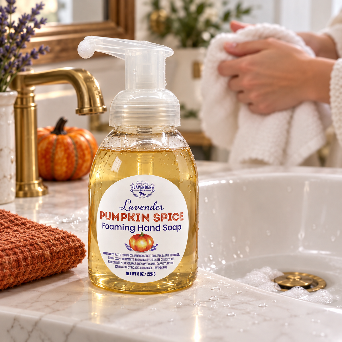 Lavender Pumpkin Spice Foaming Hand Soap
