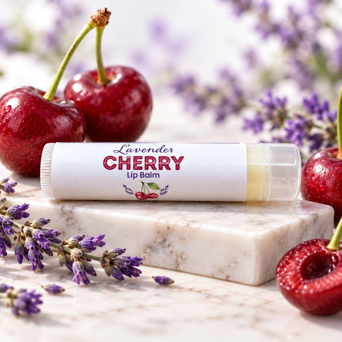 Lavender Cherry Lip Balm