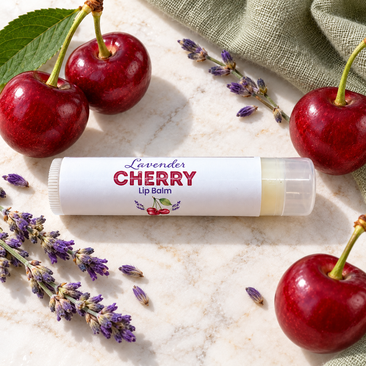Lavender Cherry Lip Balm