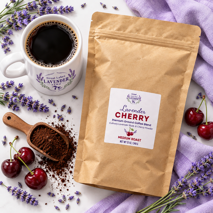 Lavender Cherry Ground Coffee