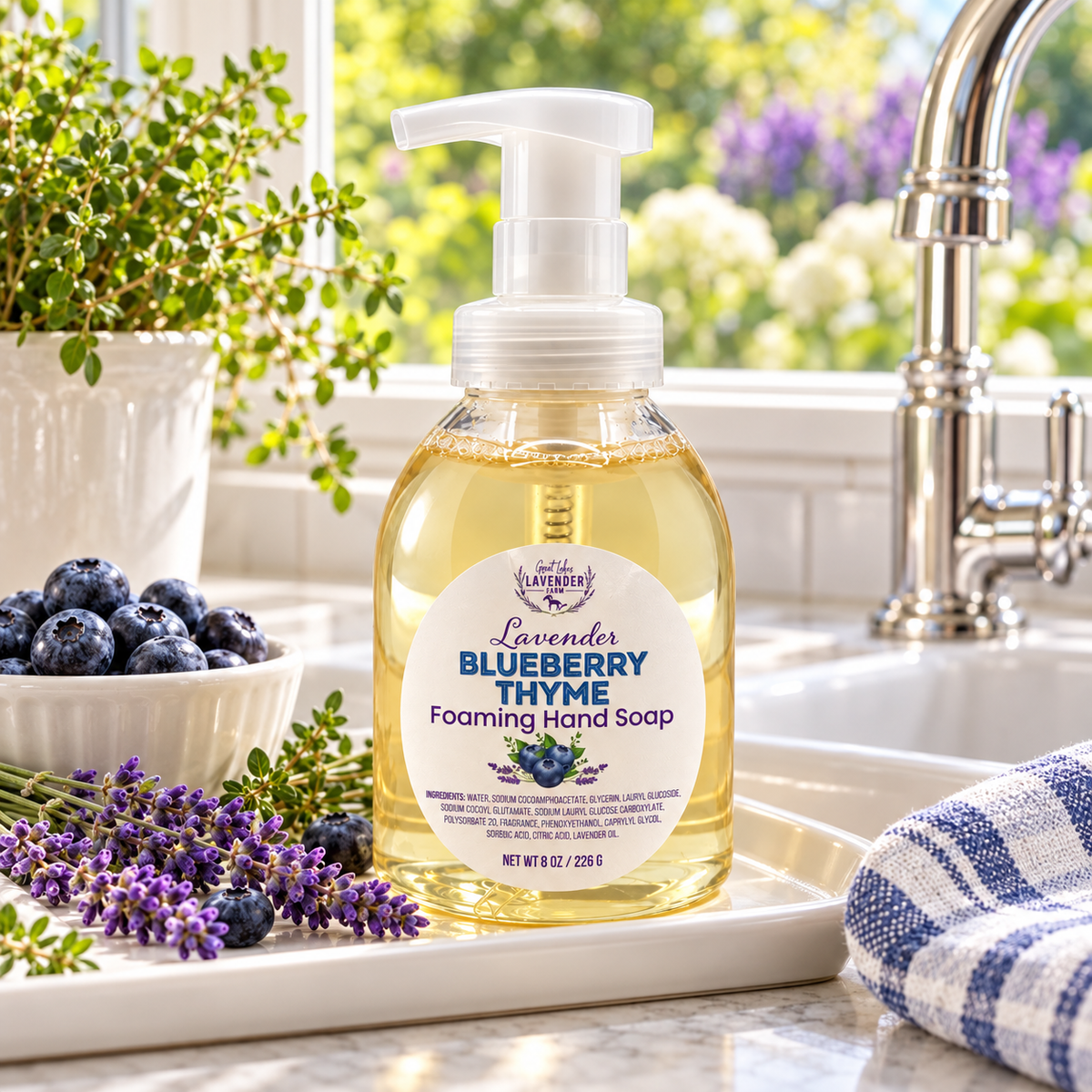 Lavender Blueberry Thyme Foaming Hand Soap