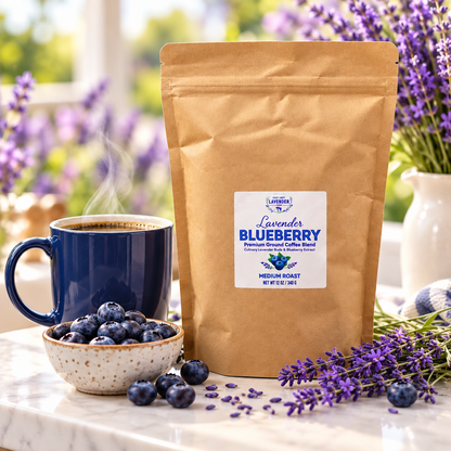 Lavender Blueberry Ground Coffee