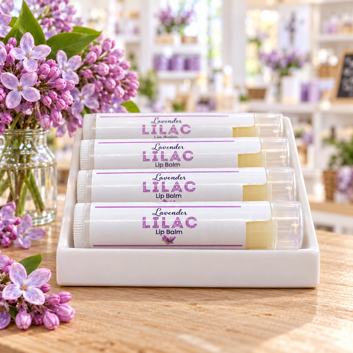 Lavender Lilac Lip Balm