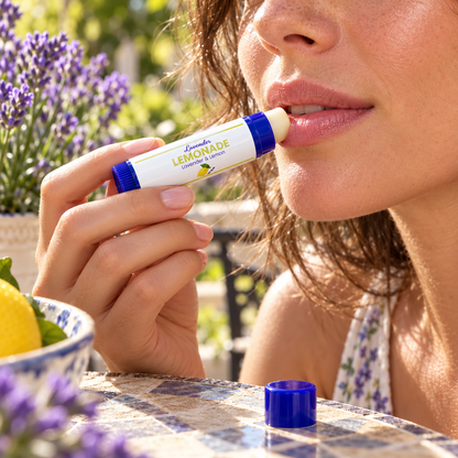 Lavender Lemonade Lip Balm - Lavender & Lemon Scent - Seasonal - Limited Time Only - Great Lakes Lavender Farm