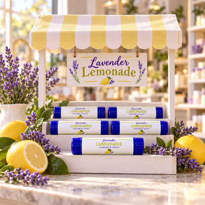 Lavender Lemonade Lip Balm - Lavender & Lemon Scent - Seasonal - Limited Time Only - Great Lakes Lavender Farm