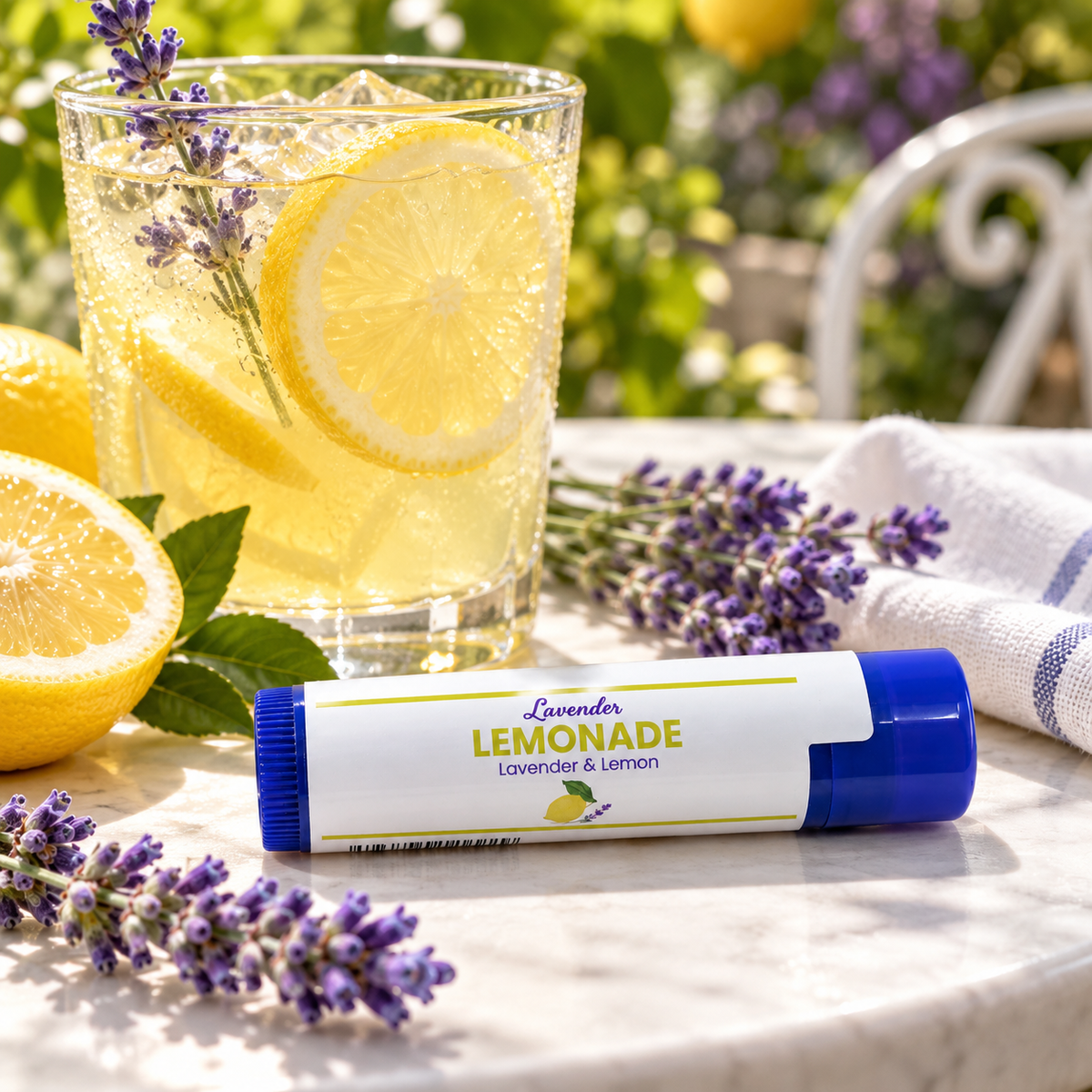 Lavender Lemonade Lip Balm - Lavender & Lemon Scent - Seasonal - Limited Time Only - Great Lakes Lavender Farm