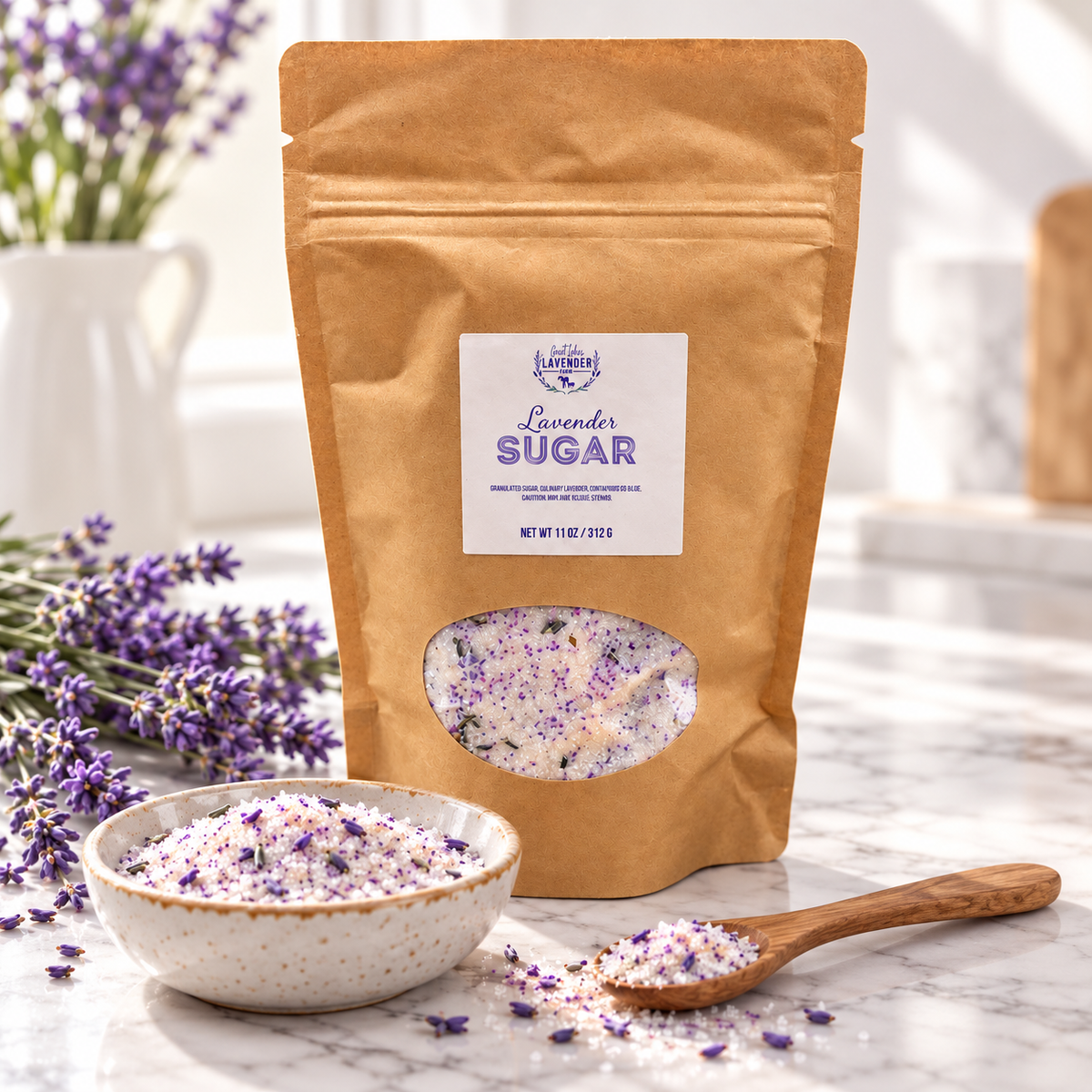 Lavender Sugar