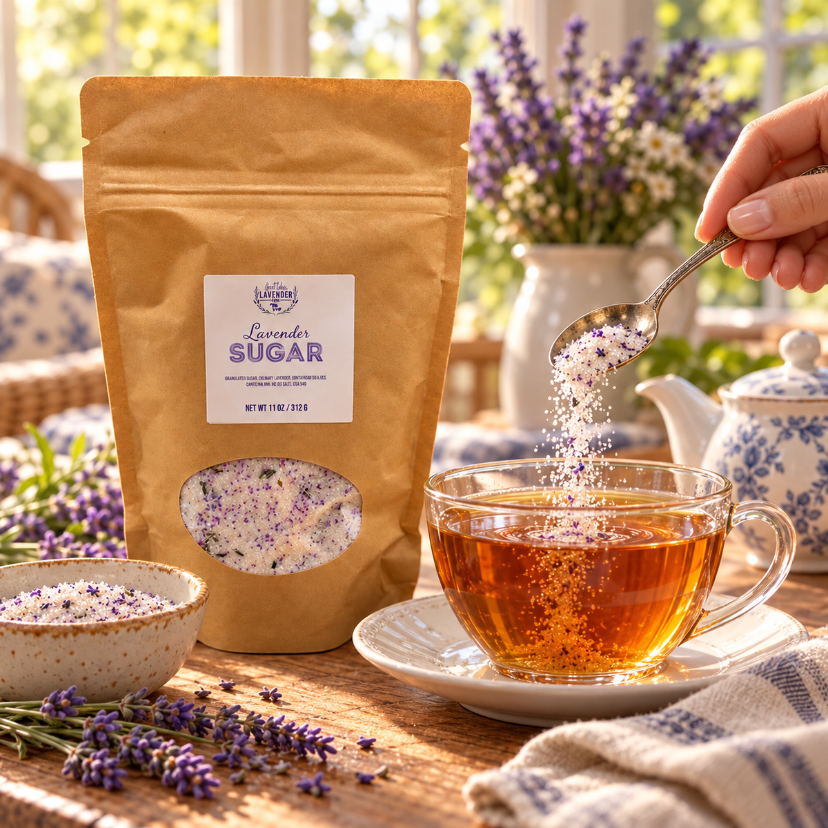 Lavender Sugar