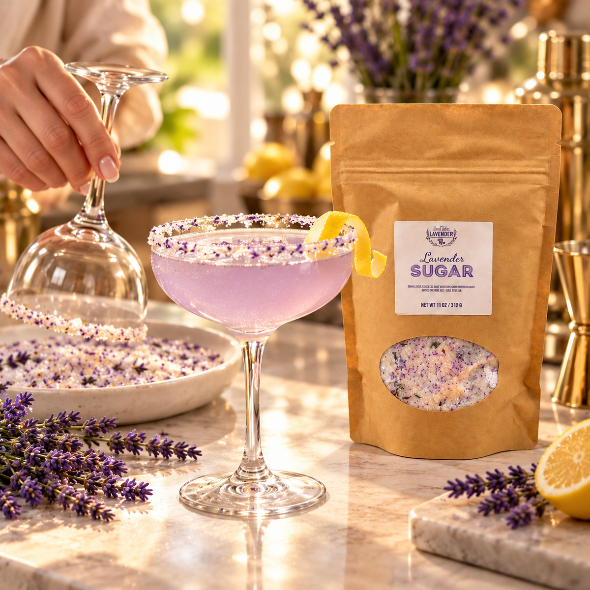 Lavender Sugar