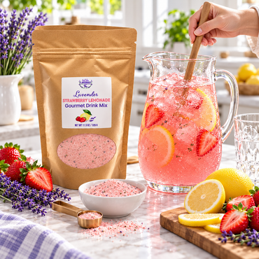 Lavender Strawberry Lemonade Gourmet Mix