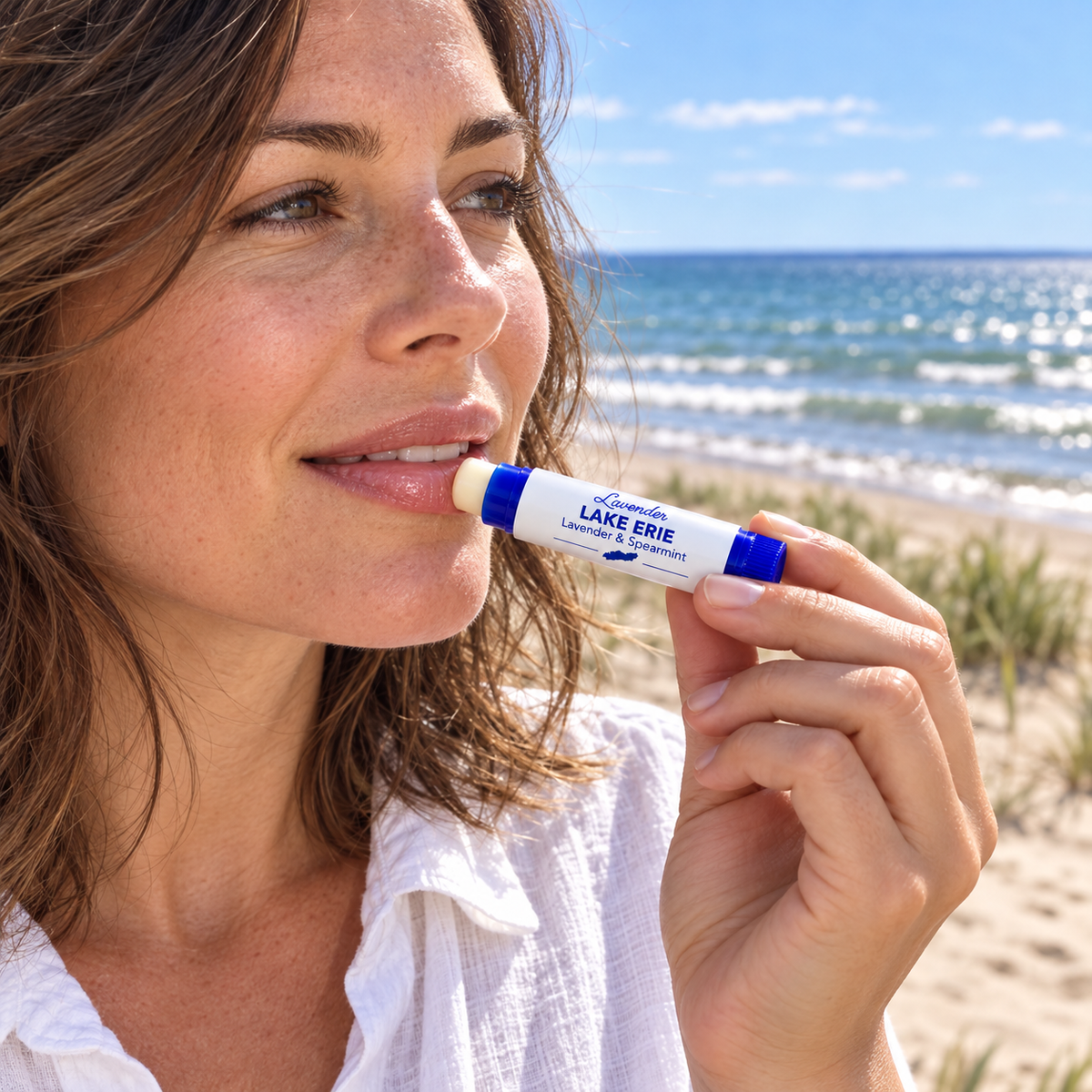 Lavender Lake Erie Lip Balm - Lavender & Spearmint - Great Lakes Lavender Farm