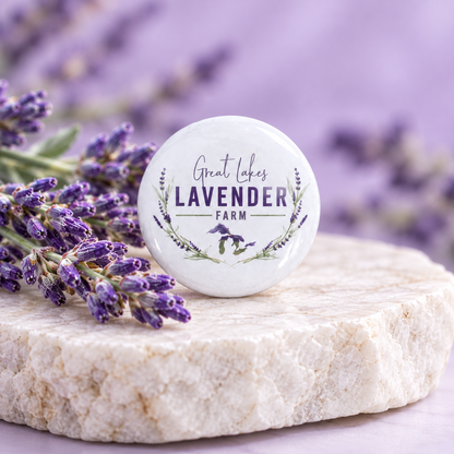 Great Lakes Lavender Farm Button