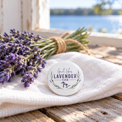 Great Lakes Lavender Farm Button