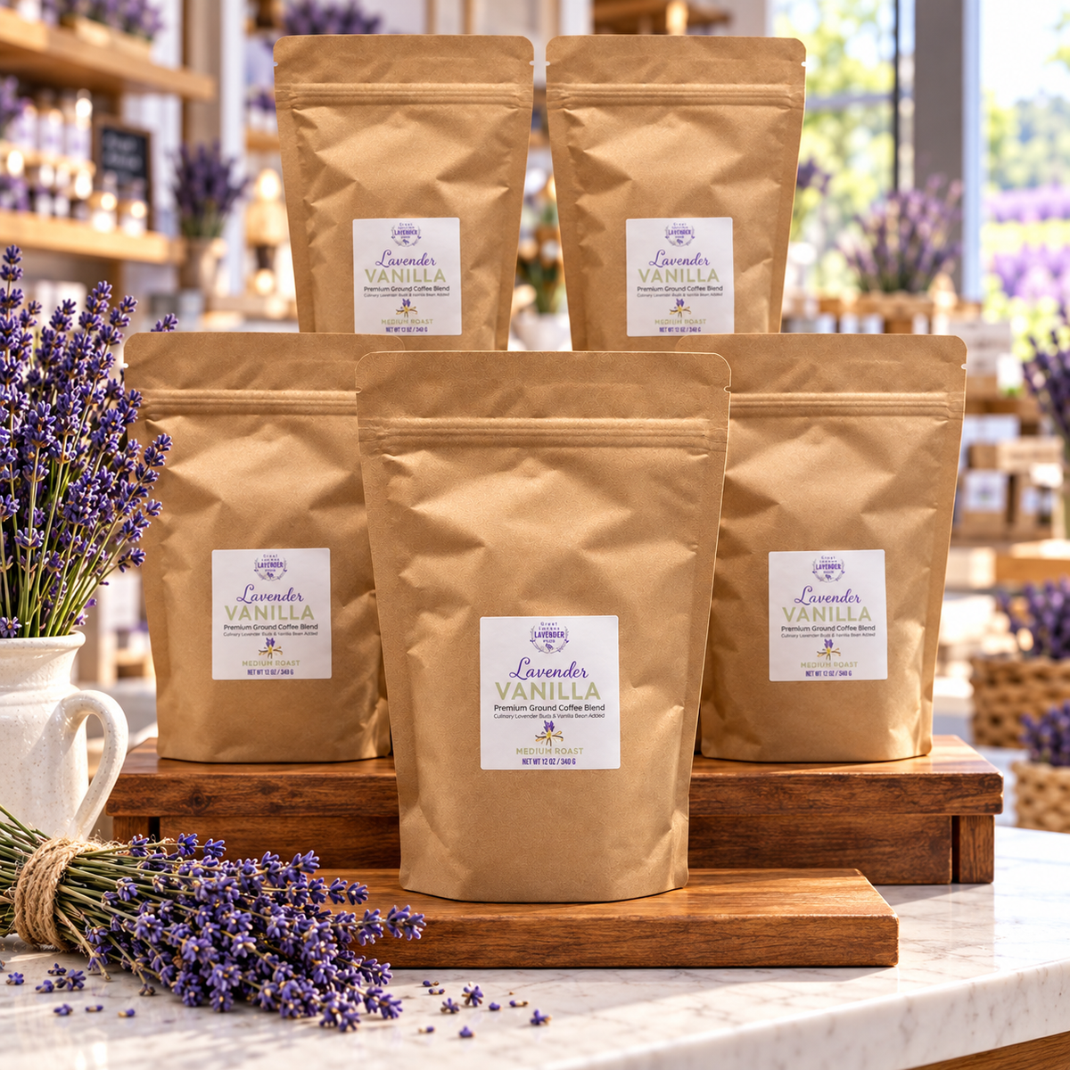 Lavender Vanilla Ground Coffee