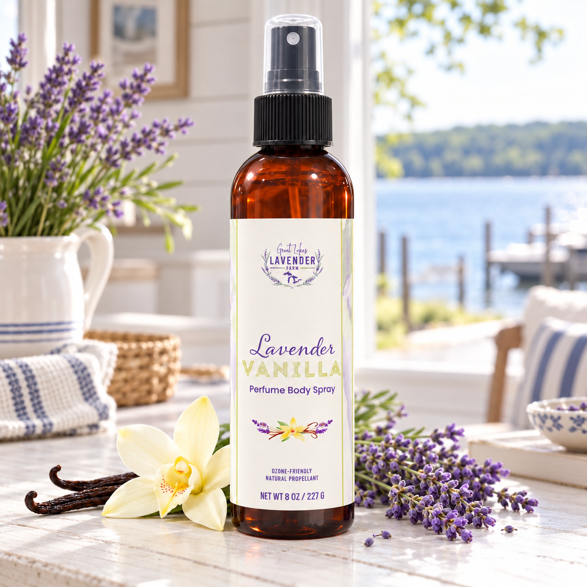 Lavender Vanilla Perfume Body Spray
