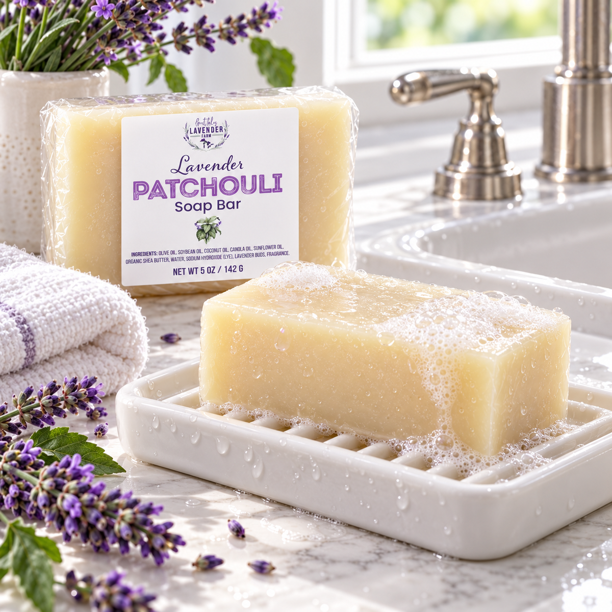 Lavender Patchouli Bar Soap