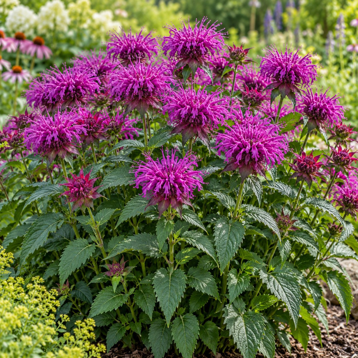Electric Neon Purple Bee Balm