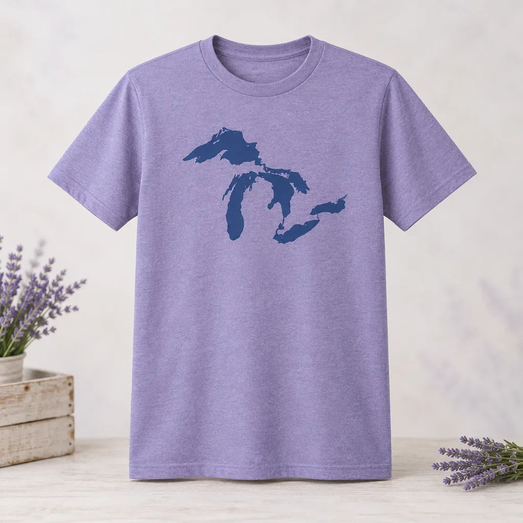 Illustration of Great Lakes Symbol T-Shirt