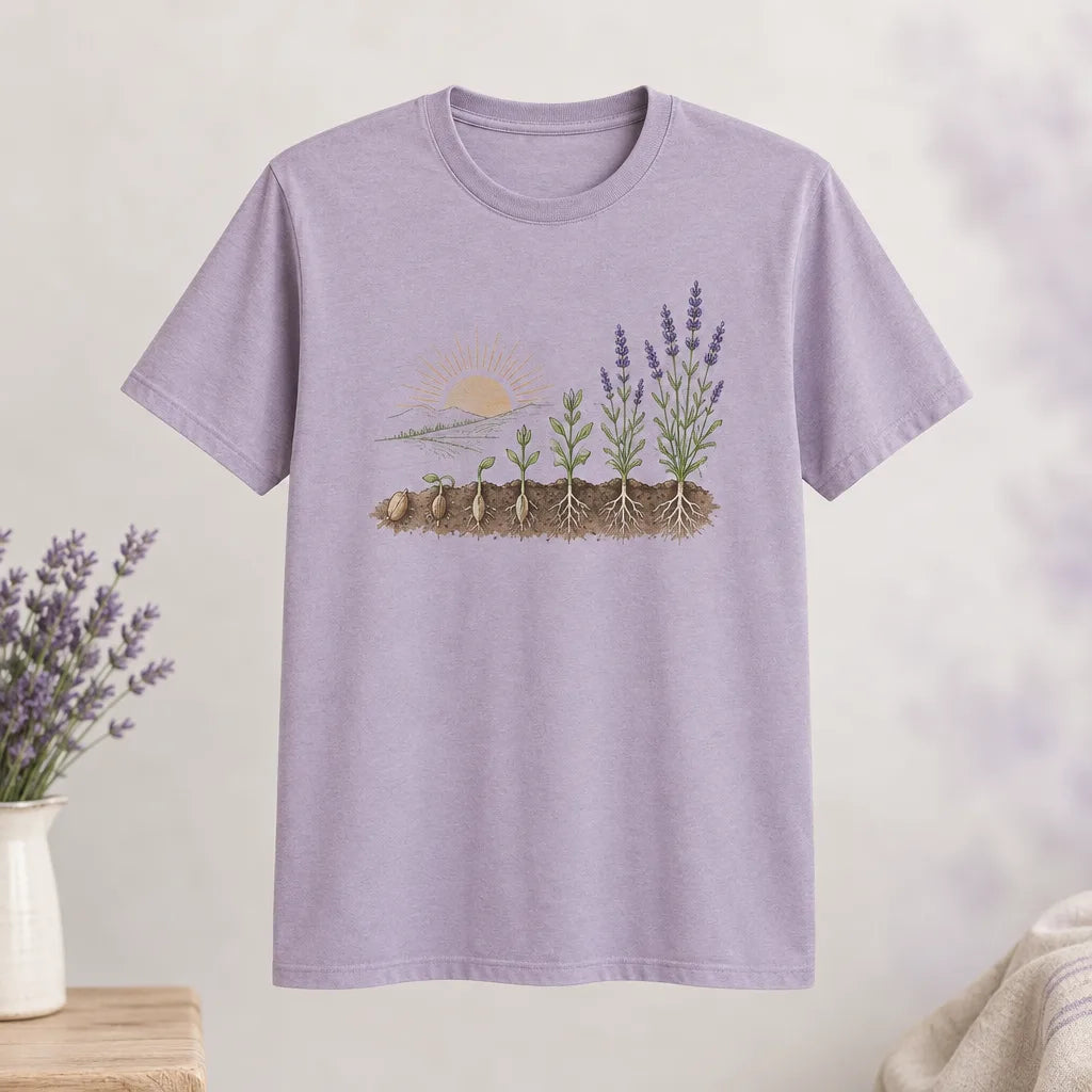 Illustration of Growing Seed Parable T-Shirt