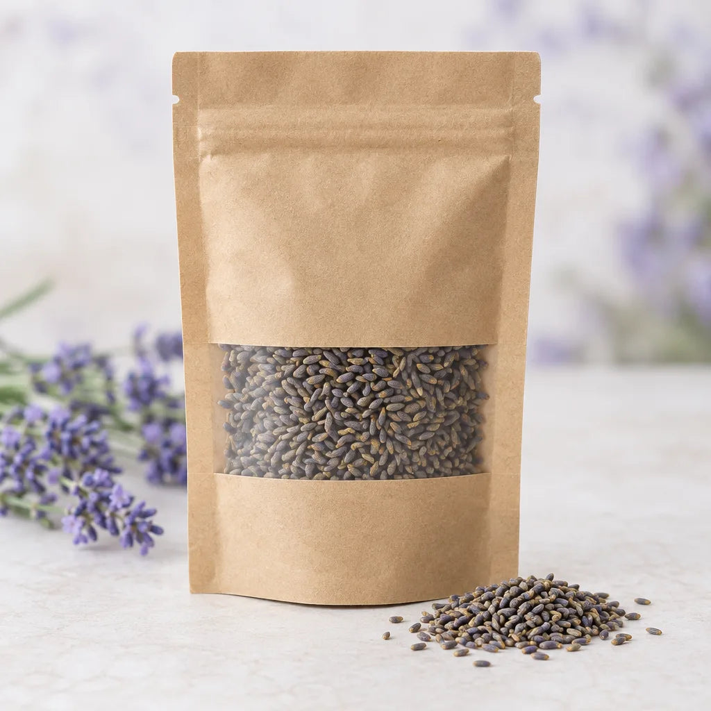 Illustration of Huckleberry Lavender Seeds - Lavandula angustifolia