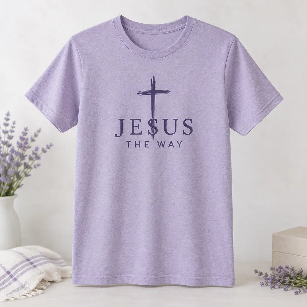 Illustration of Jesus The Way T-Shirt