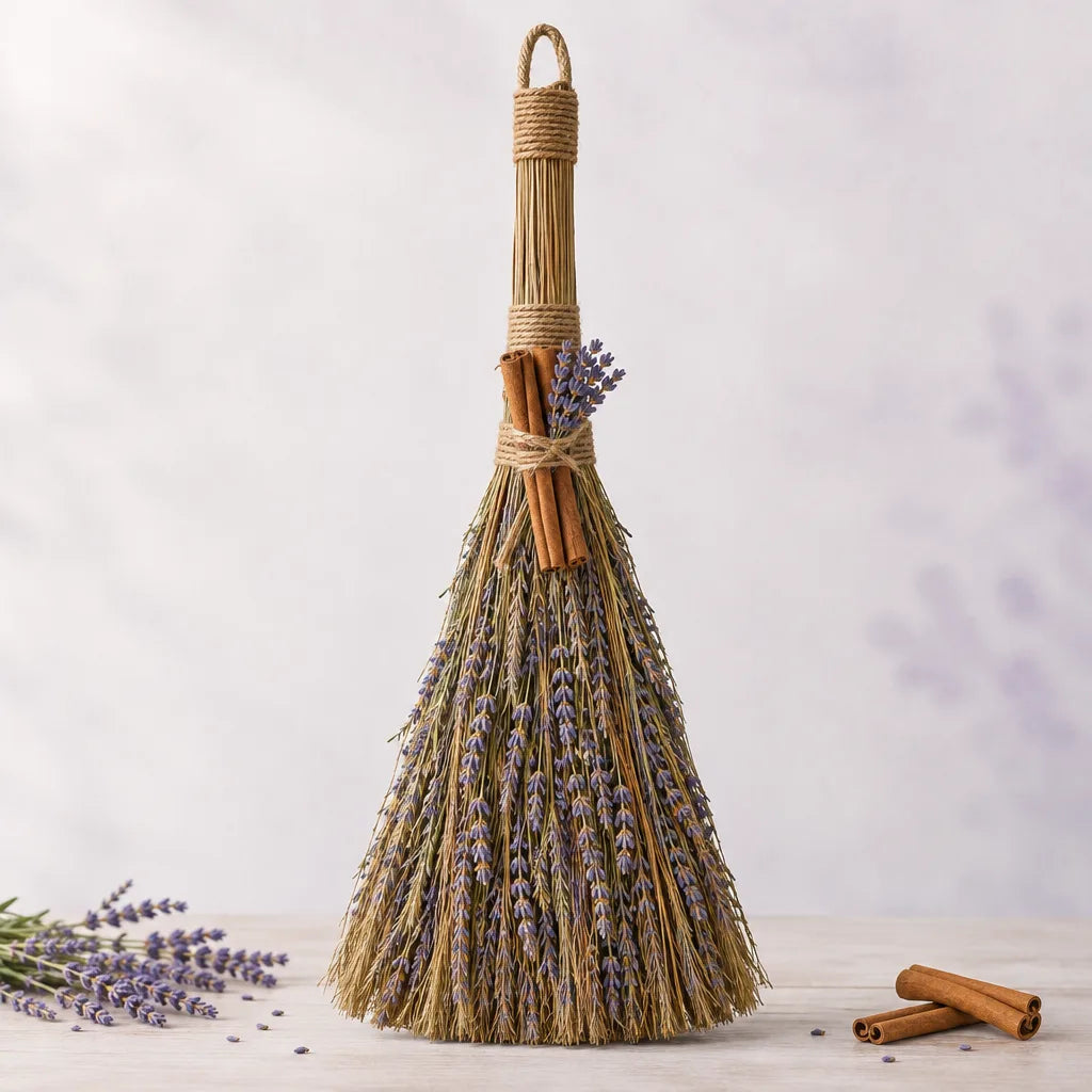 Illustration of Lavender Cinnamon Stick Broom