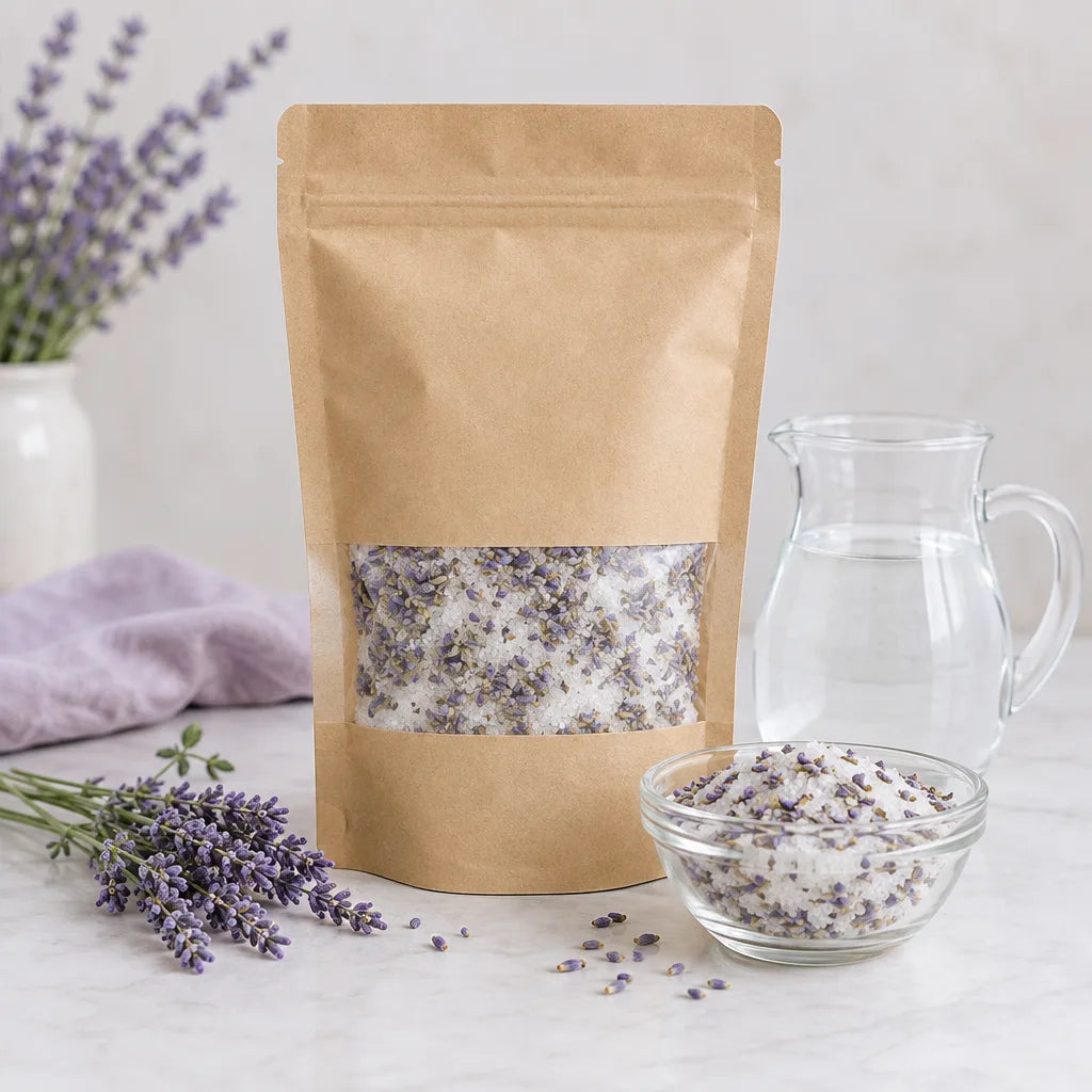 Illustration of Lavender Classic Simple Syrup Kit