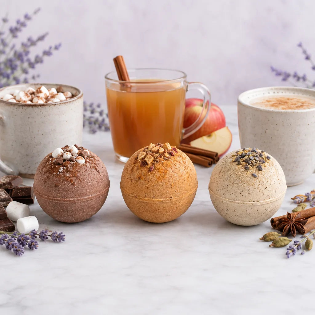 Illustration of Lavender Drink Bombs