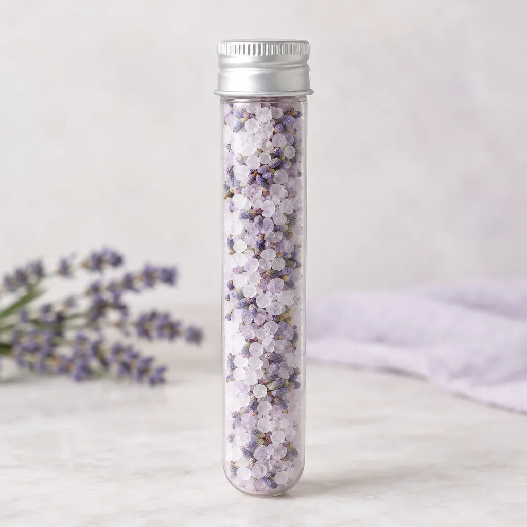 Illustration of Lavender Fields Bath Salts Tube