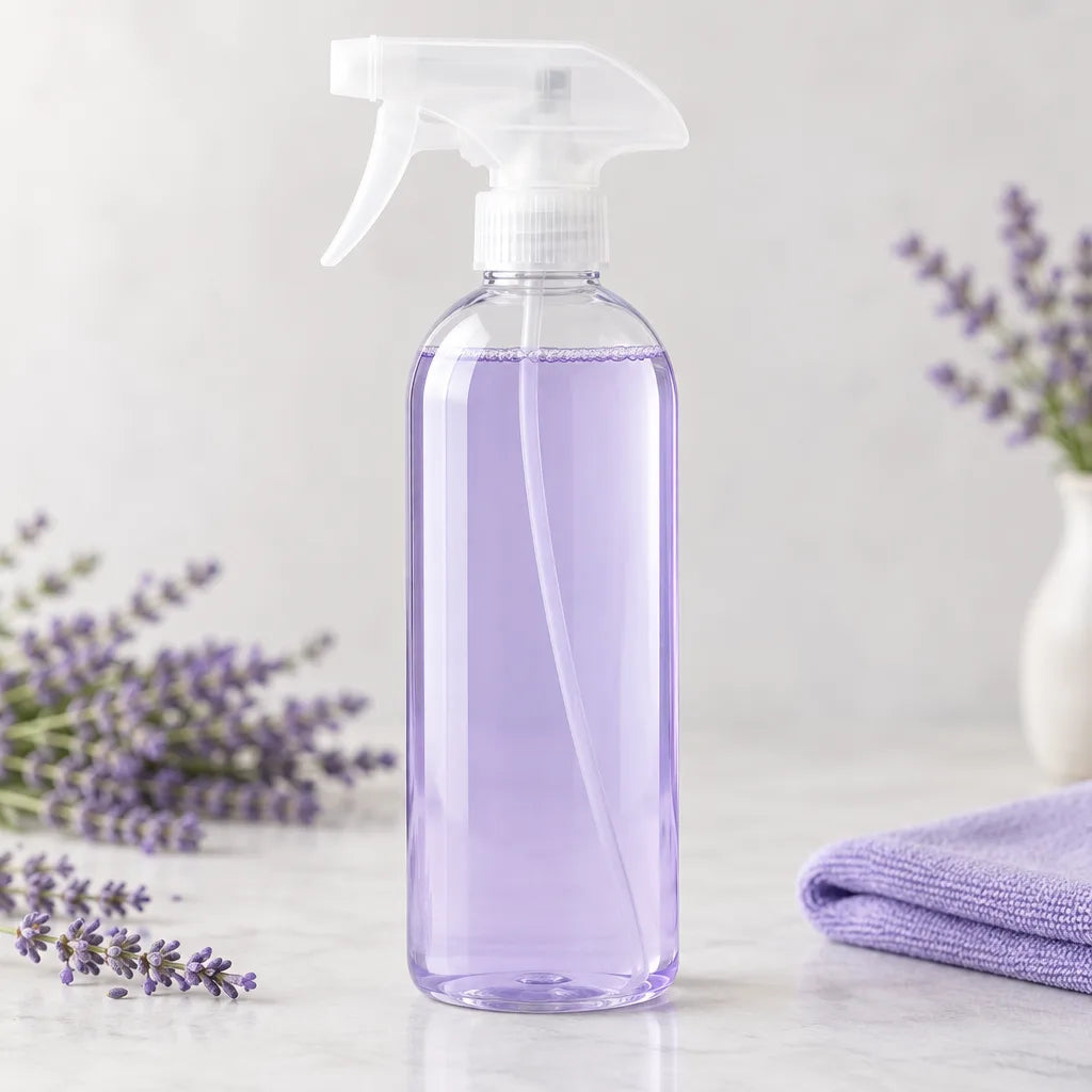 Illustration of Lavender Fields Vehicle Glass Cleaner