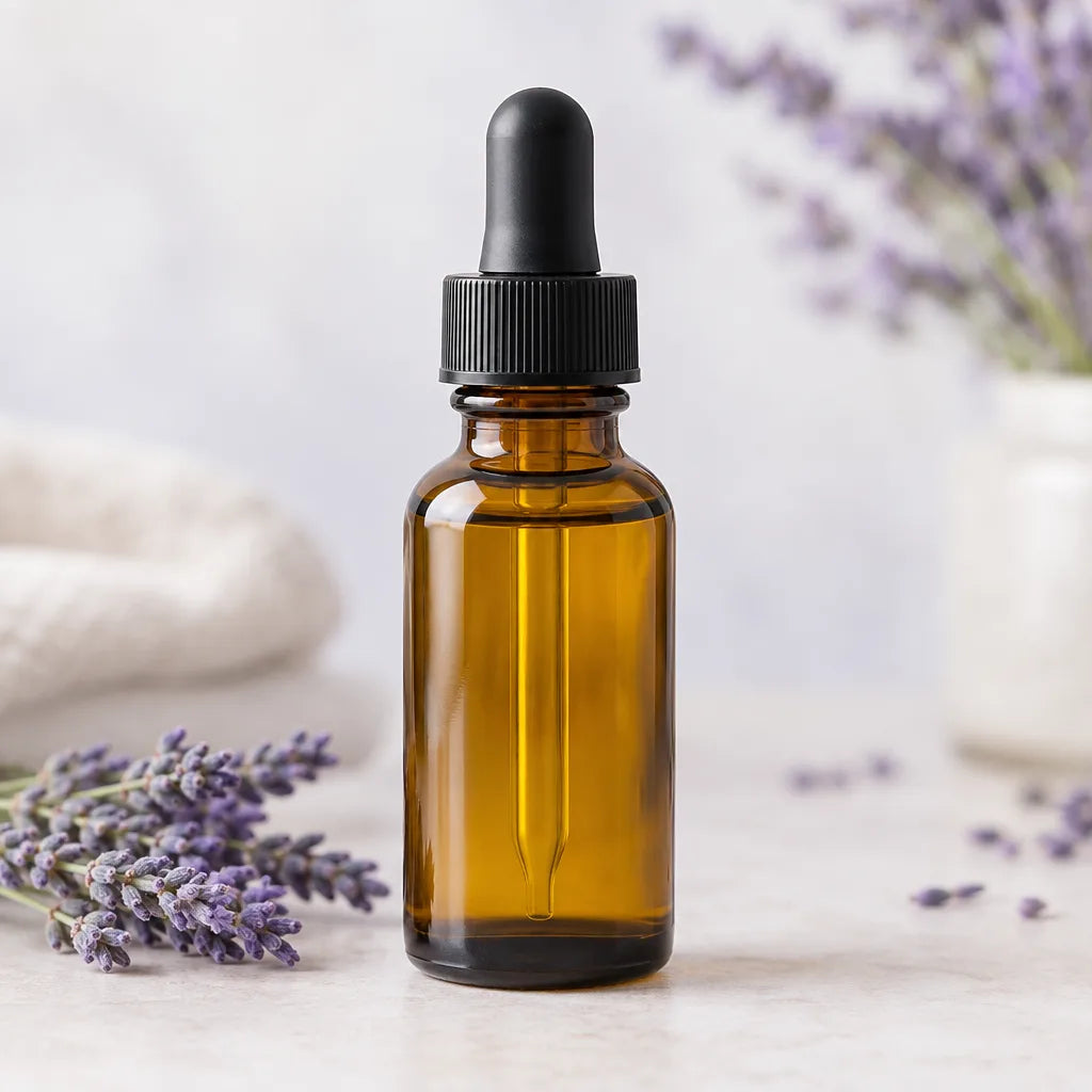 Illustration of Lavender Lake Huron Beard Oil