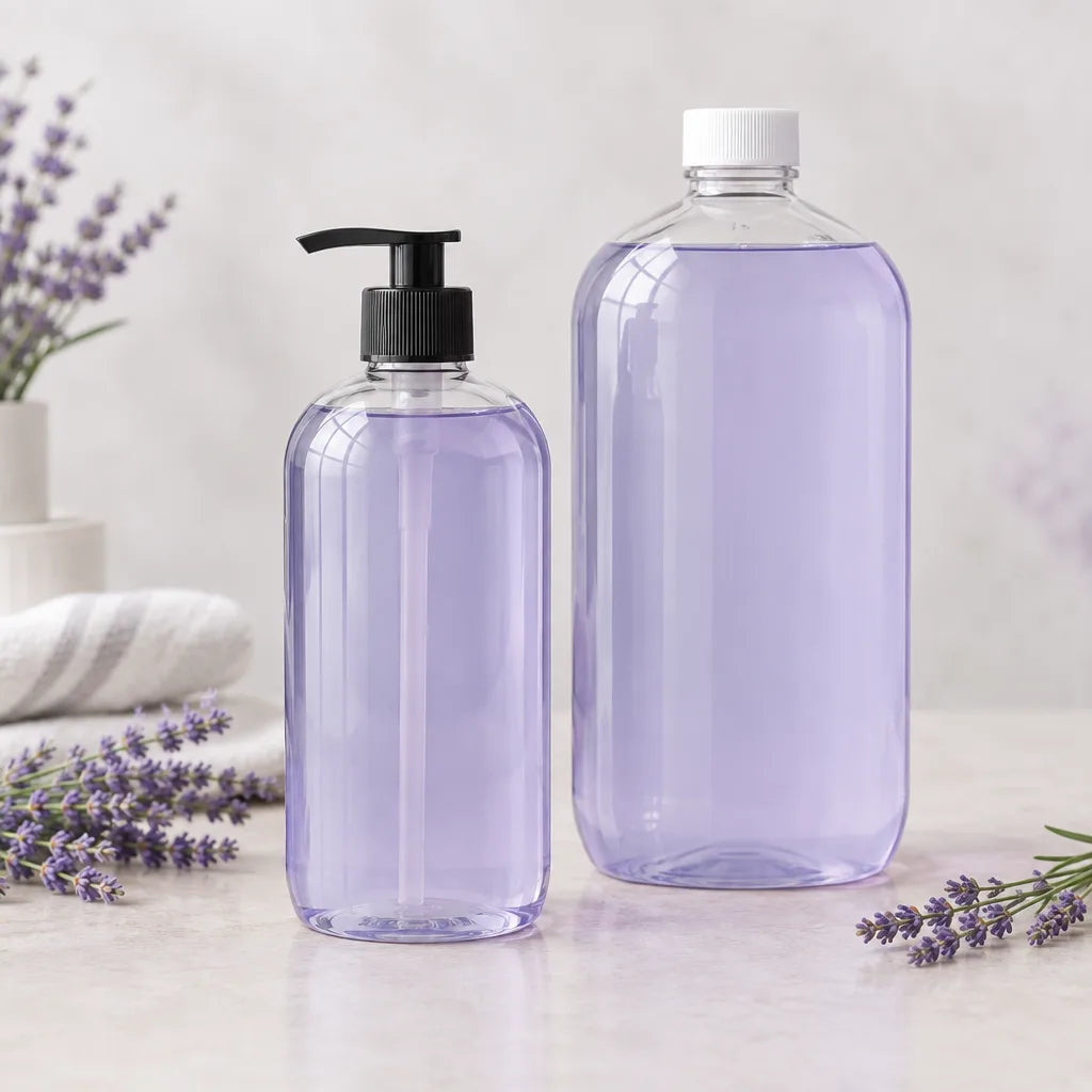 Illustration of Lavender Lake Huron Dish Soap