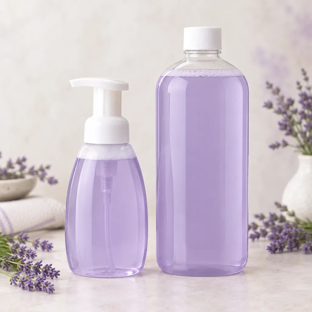 Illustration of Lavender Lake Huron Foaming Hand Soap