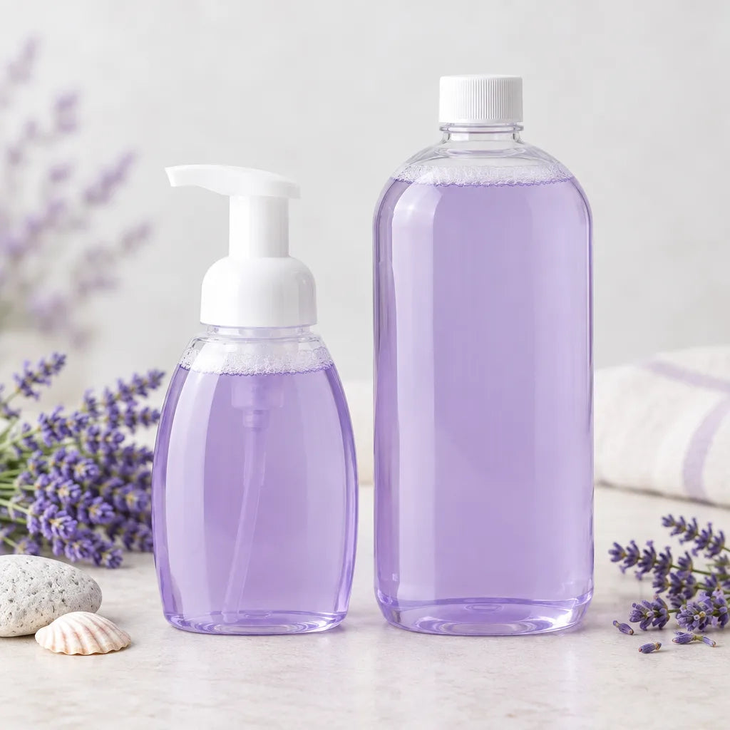 Illustration of Lavender Lake Michigan Foaming Hand Soap