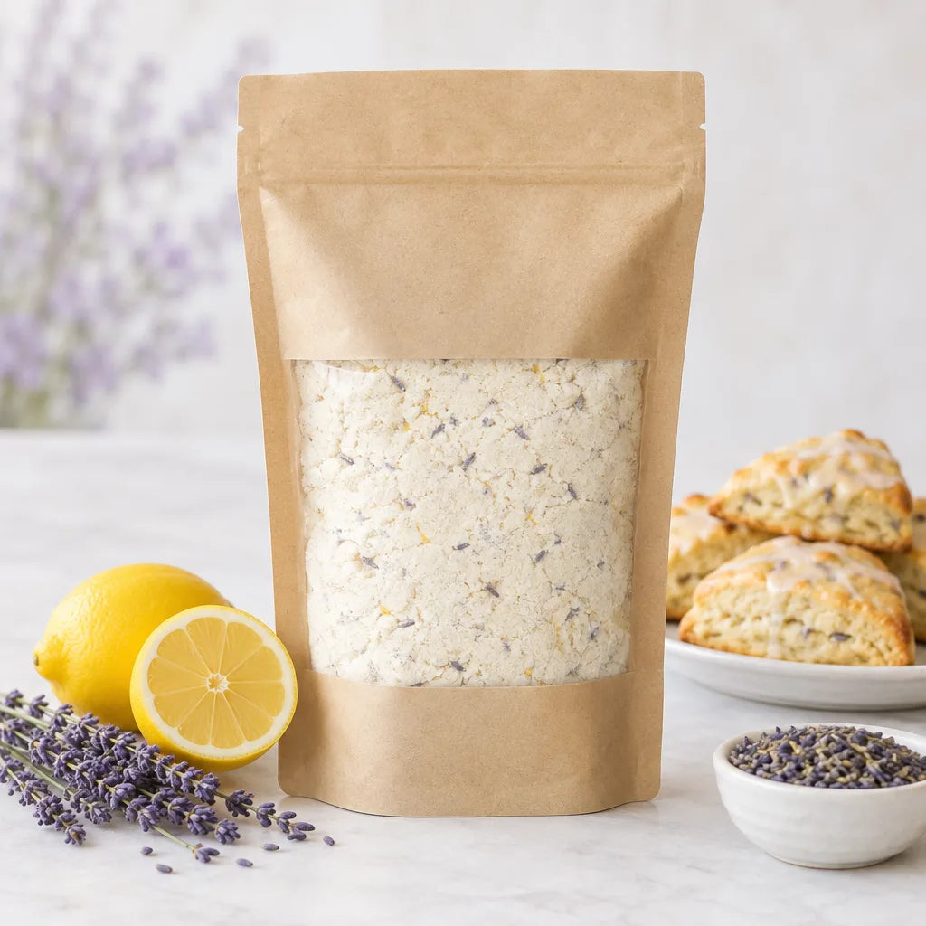 Illustration of Lavender Lemon Scone Mix