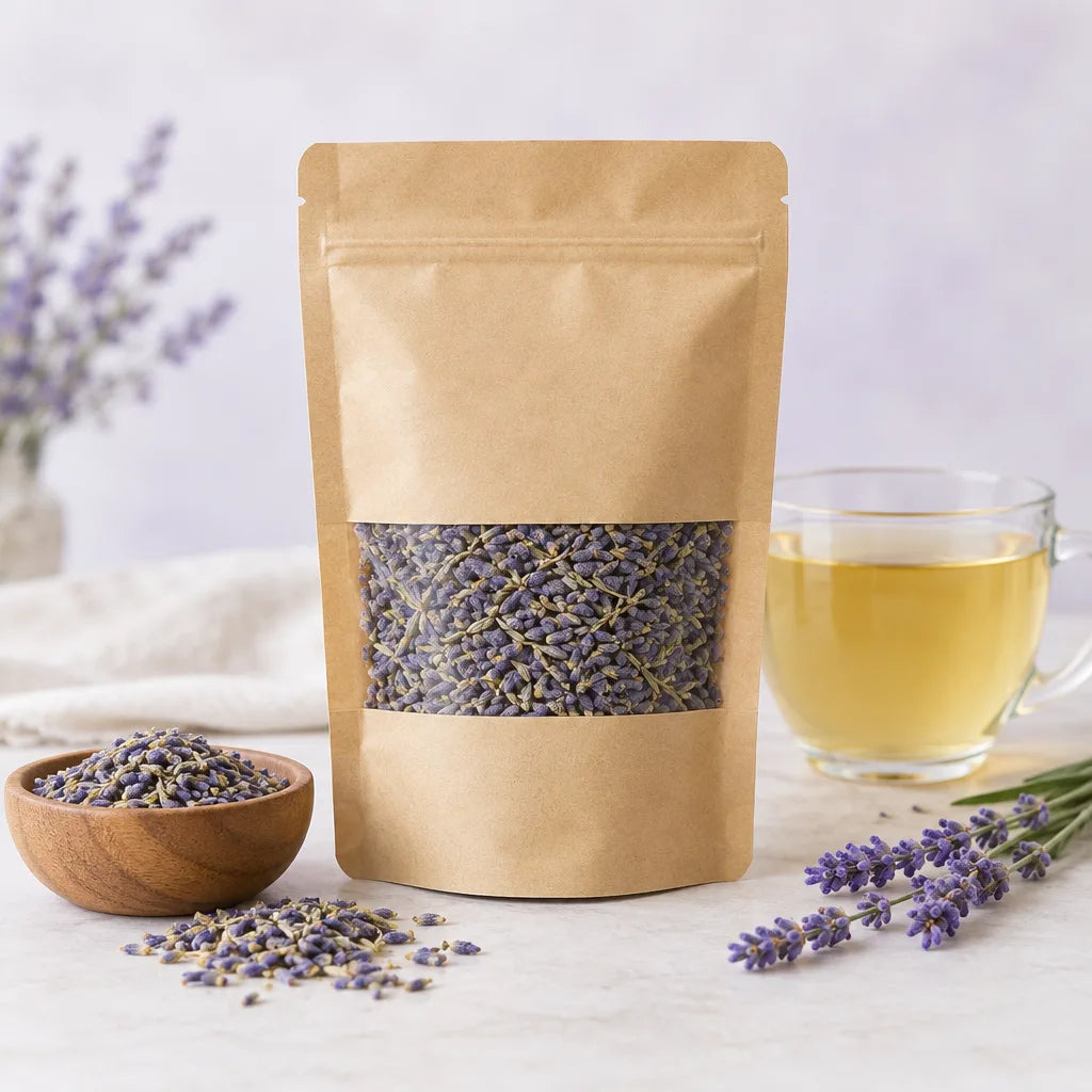 Illustration of Lavender Loose Leaf Tea