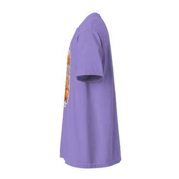 Apples, Pumpkins & Lavender Garment-Dyed T-Shirt in Violet