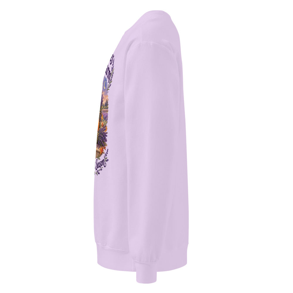 Lantern Porch Lavender Crewneck Sweatshirt in Orchid
