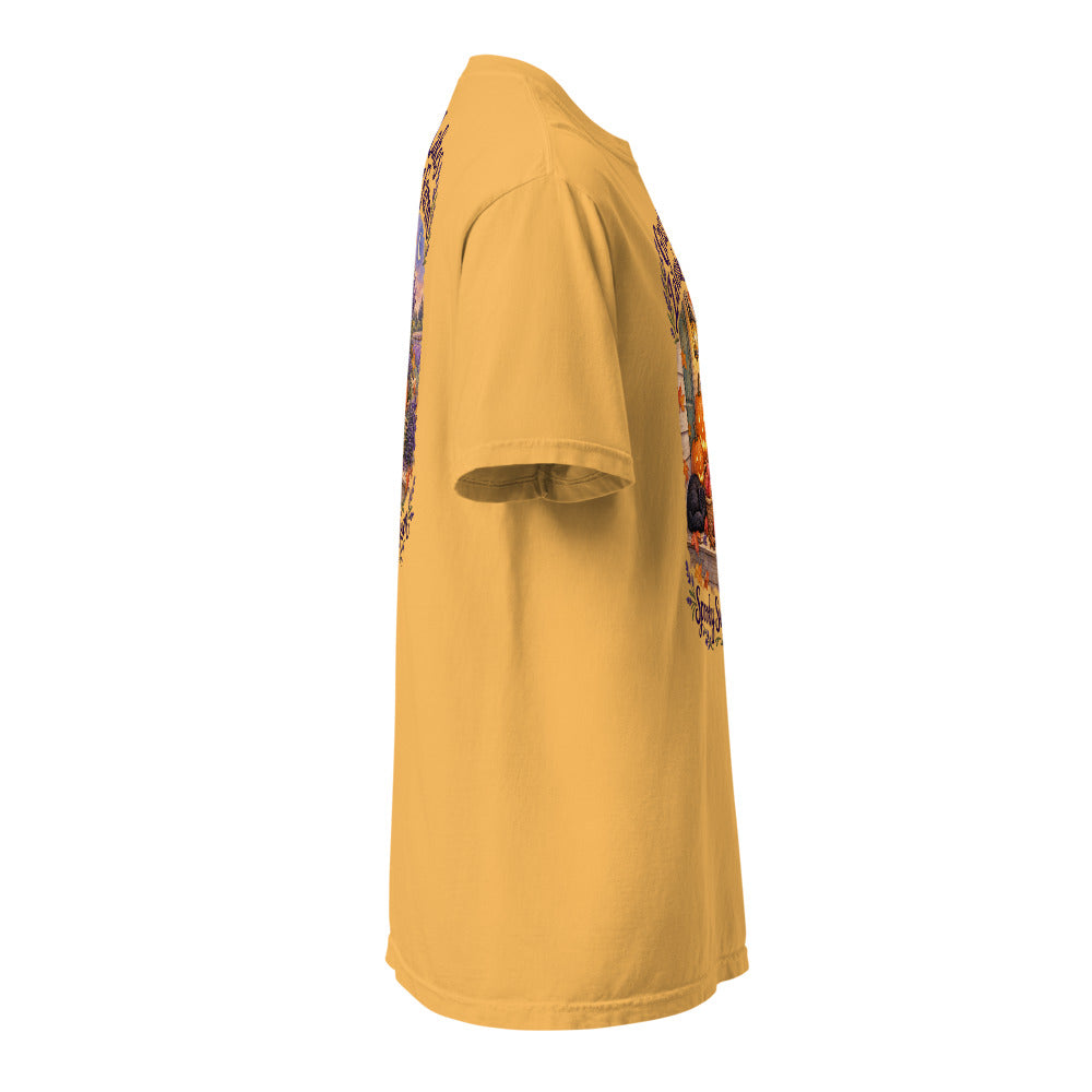 Lantern Porch Lavender Garment-Dyed T-Shirt in Mustard