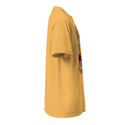 Lantern Porch Lavender Garment-Dyed T-Shirt in Mustard