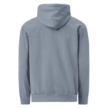 Lavender Farm Simulator Apple & Pumpkin Harvest Row Hoodie in Blue Jean