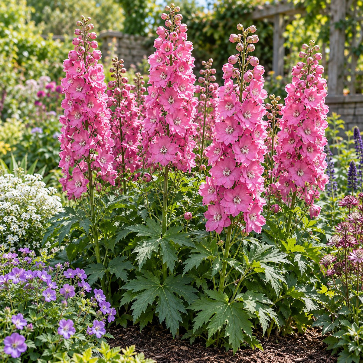 Mini Pinks Delphinium