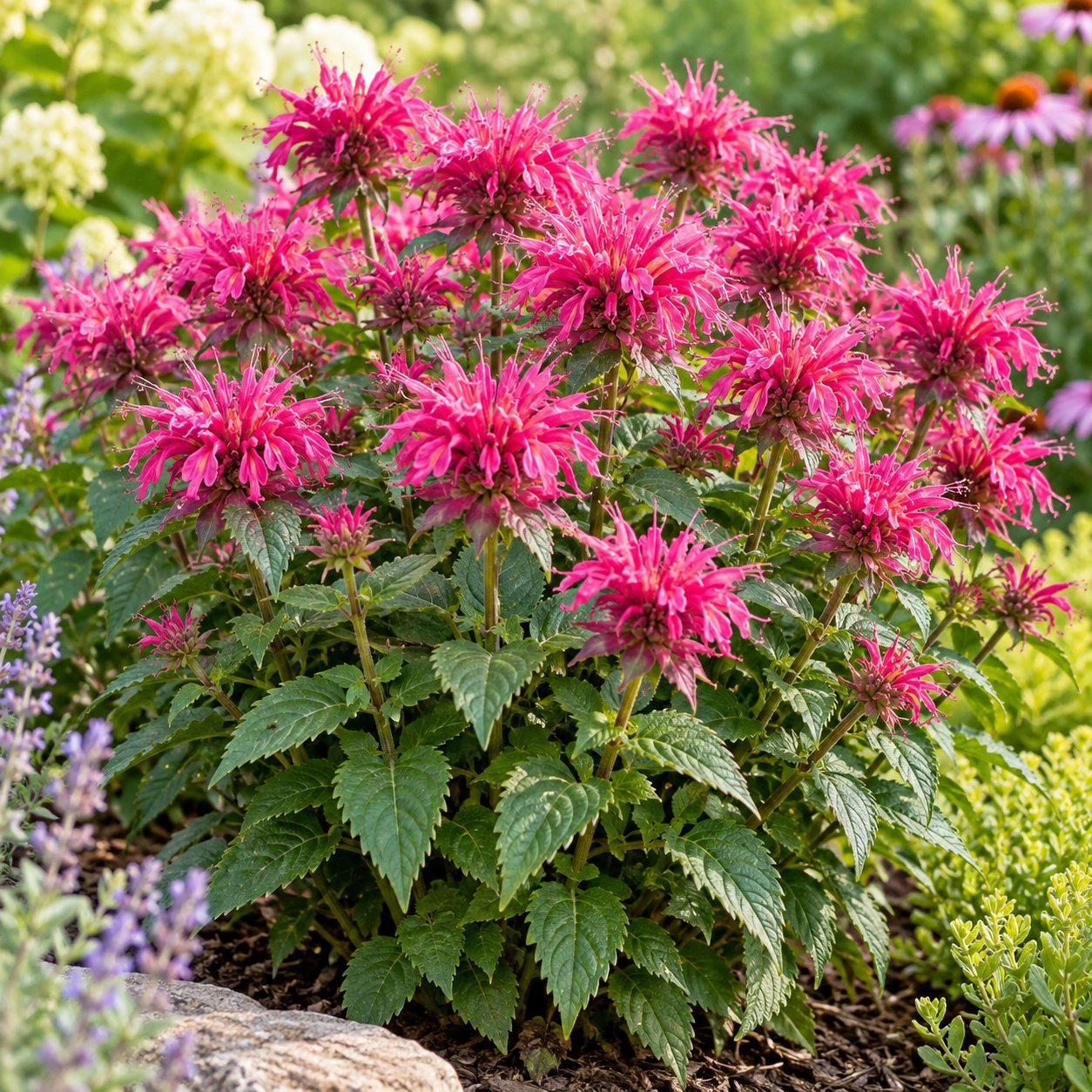 Pardon My Rose Bee Balm