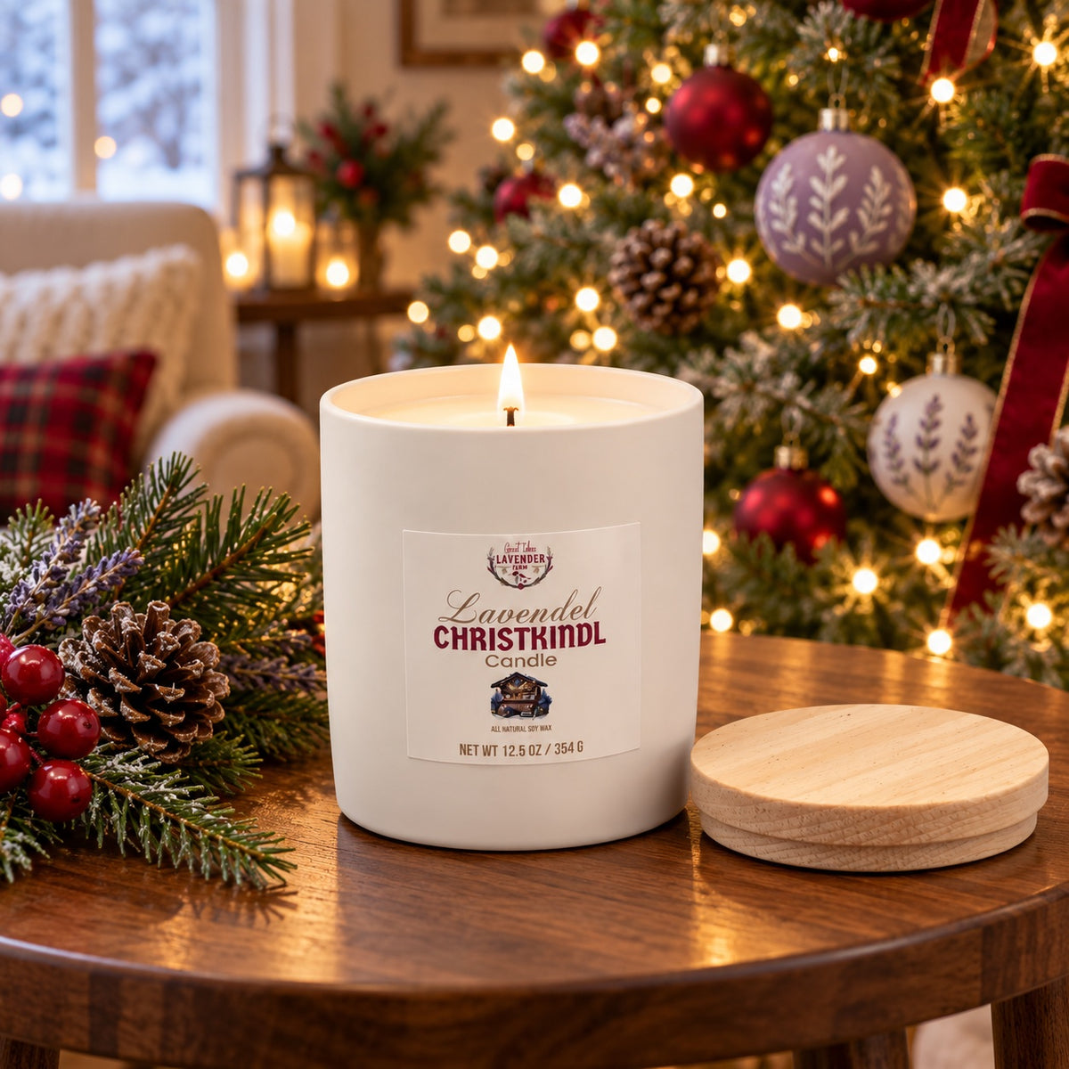 Lavender Ceramic Candle – All Scents