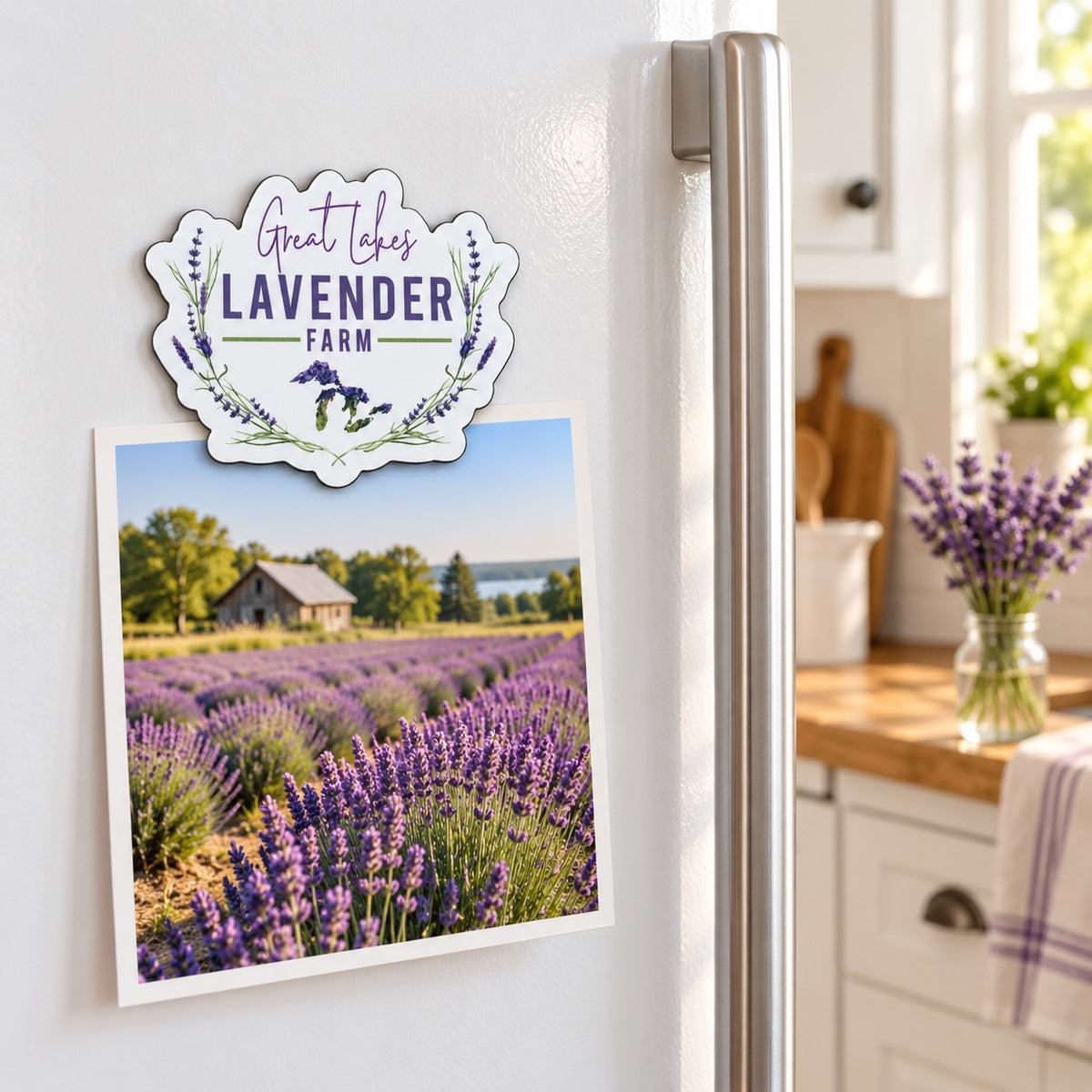 Great Lakes Lavender Farm Magnet
