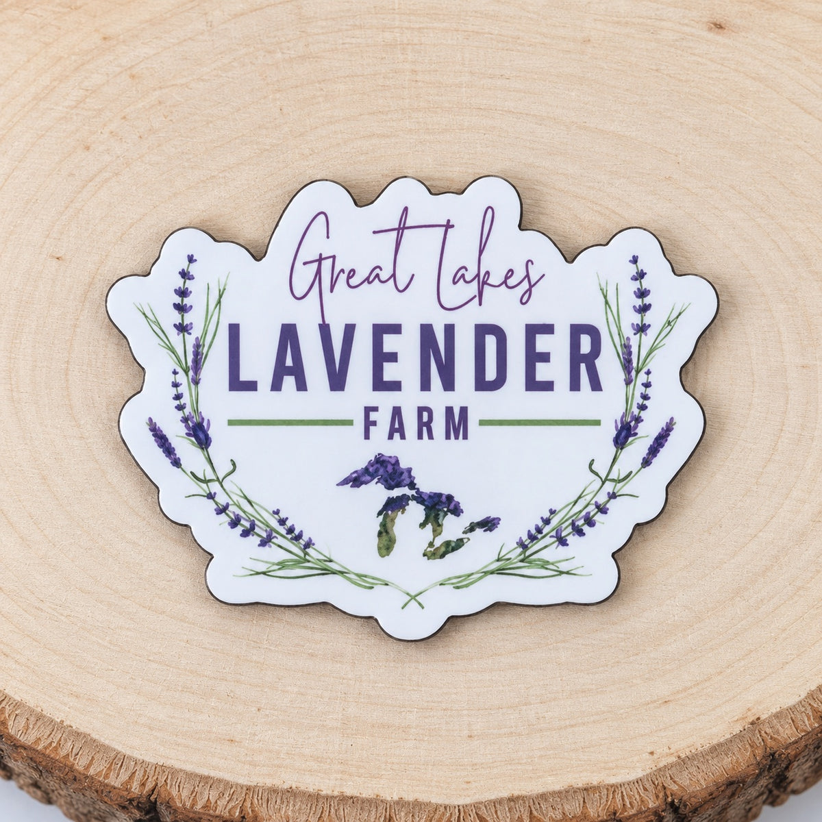 Great Lakes Lavender Farm Magnet