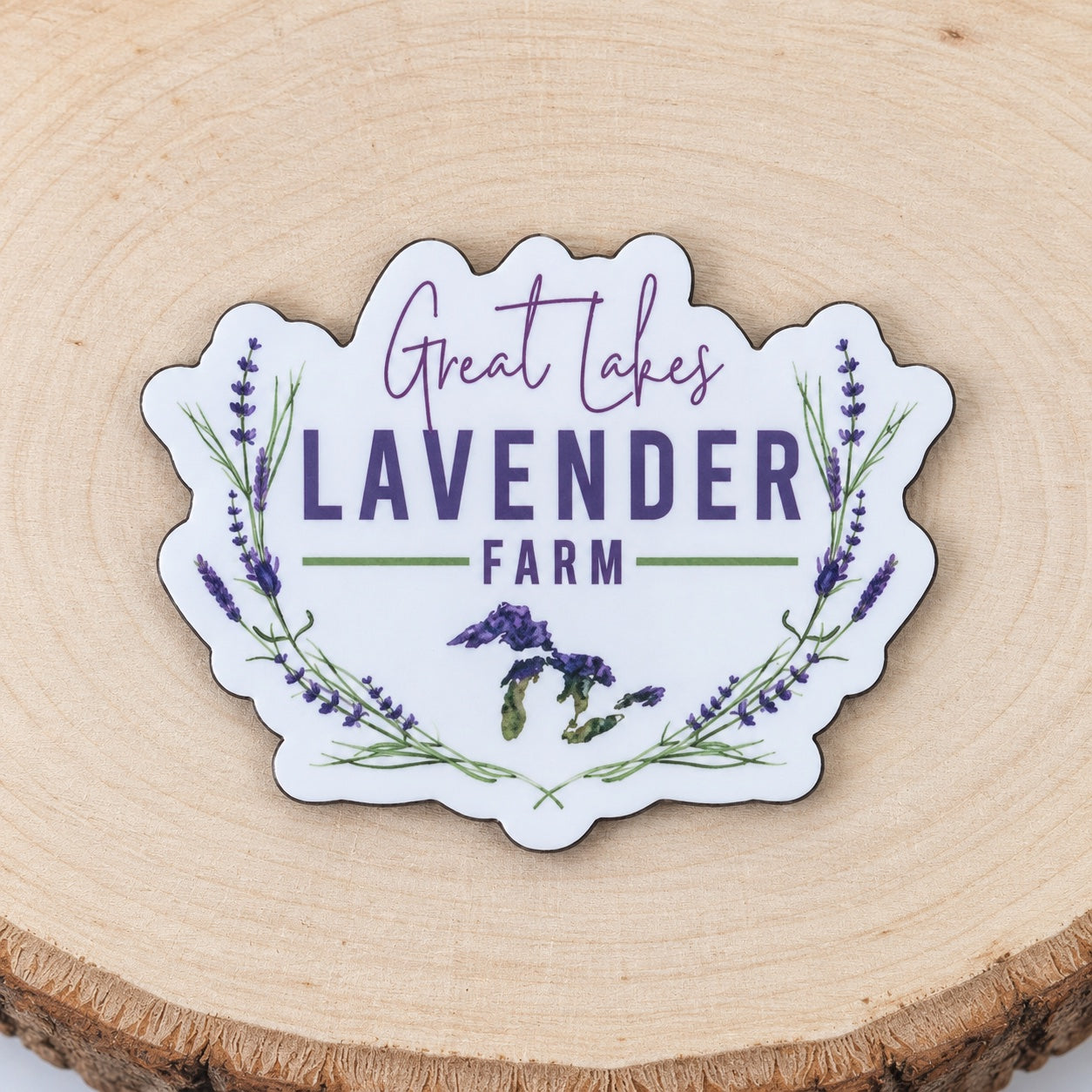 Great Lakes Lavender Farm Magnet