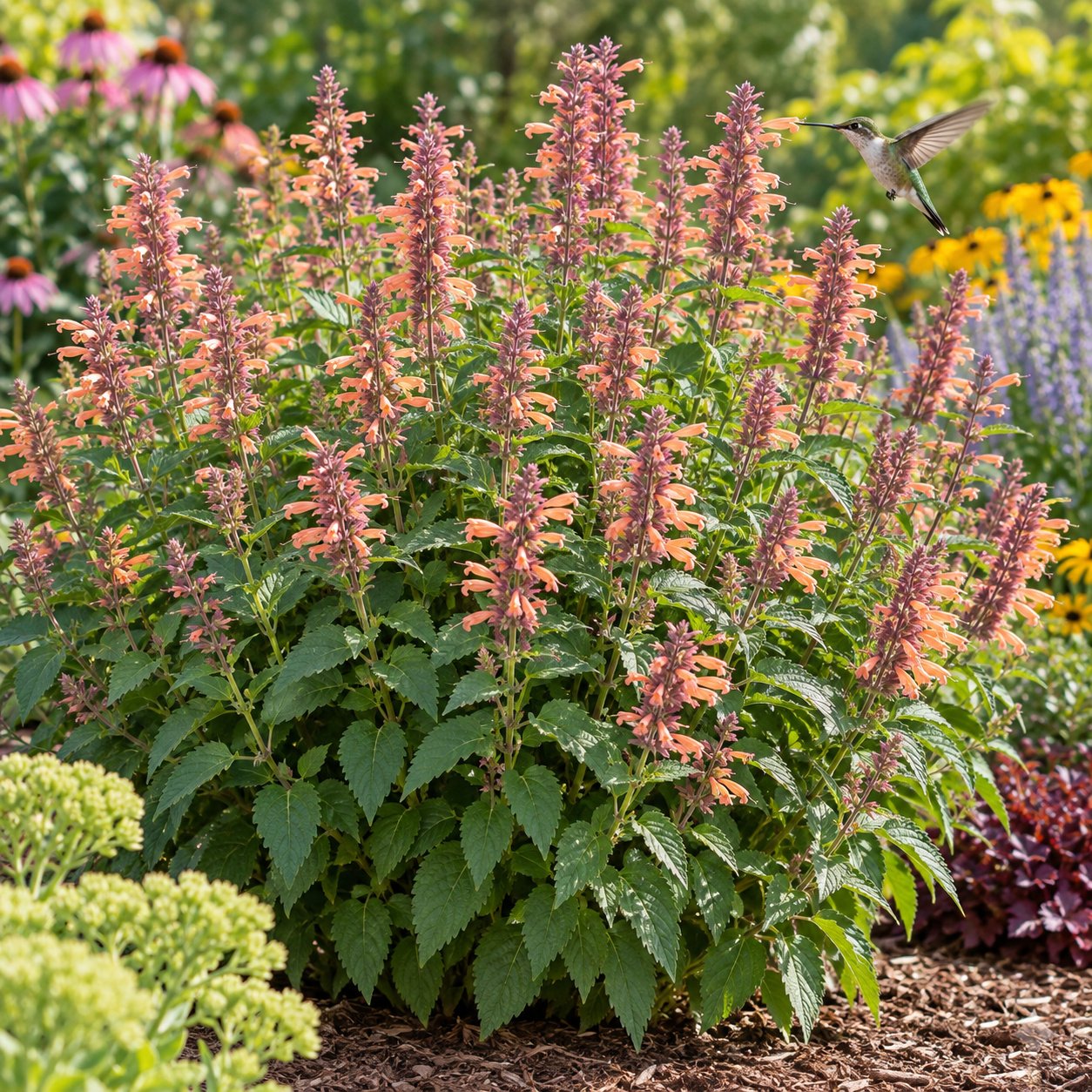 Queen Nectarine Hummingbird Mint